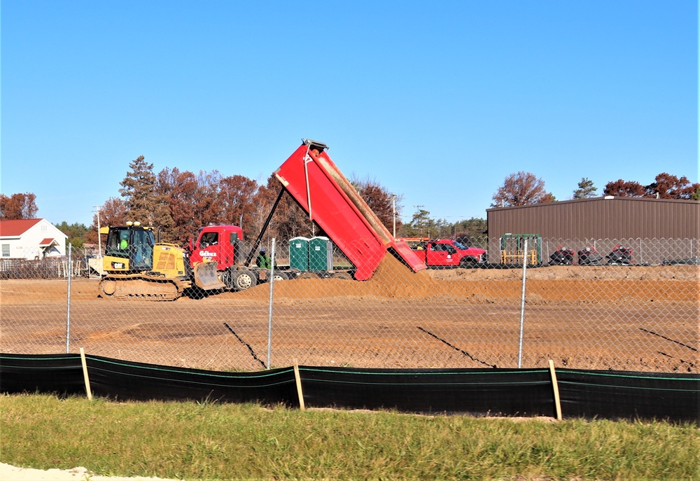 November 2022 construction operations of $11.96 million transient training brigade headquarters at Fort McCoy