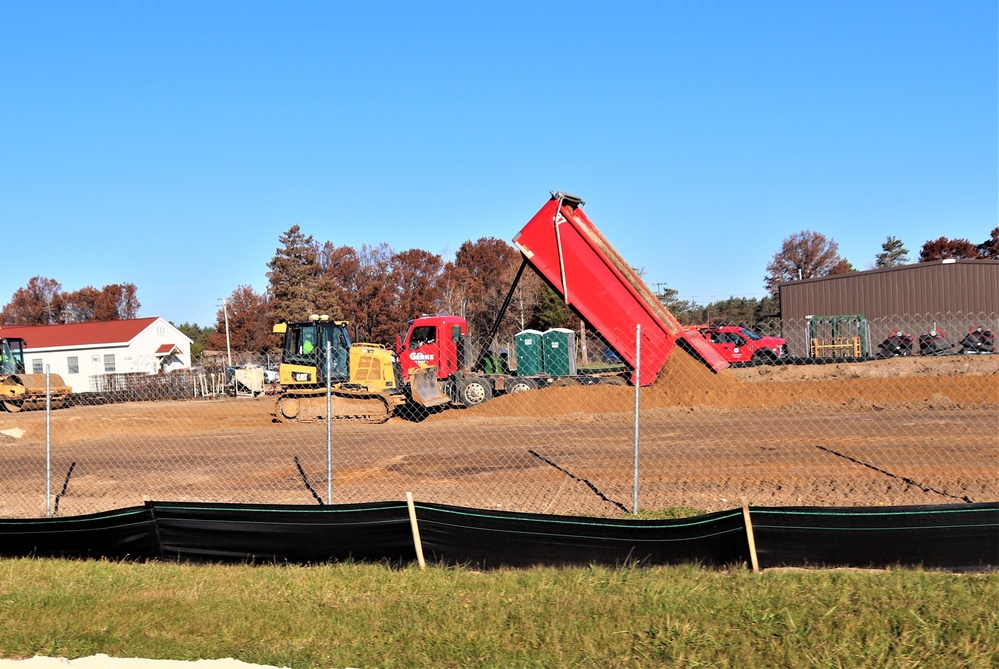 November 2022 construction operations of $11.96 million transient training brigade headquarters at Fort McCoy