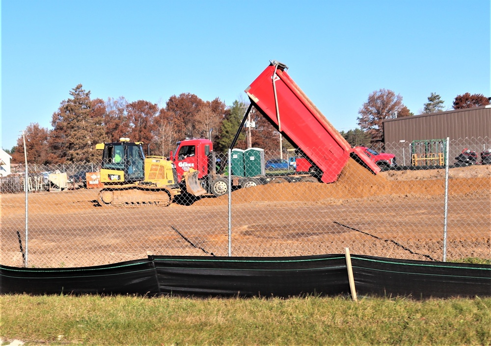 November 2022 construction operations of $11.96 million transient training brigade headquarters at Fort McCoy