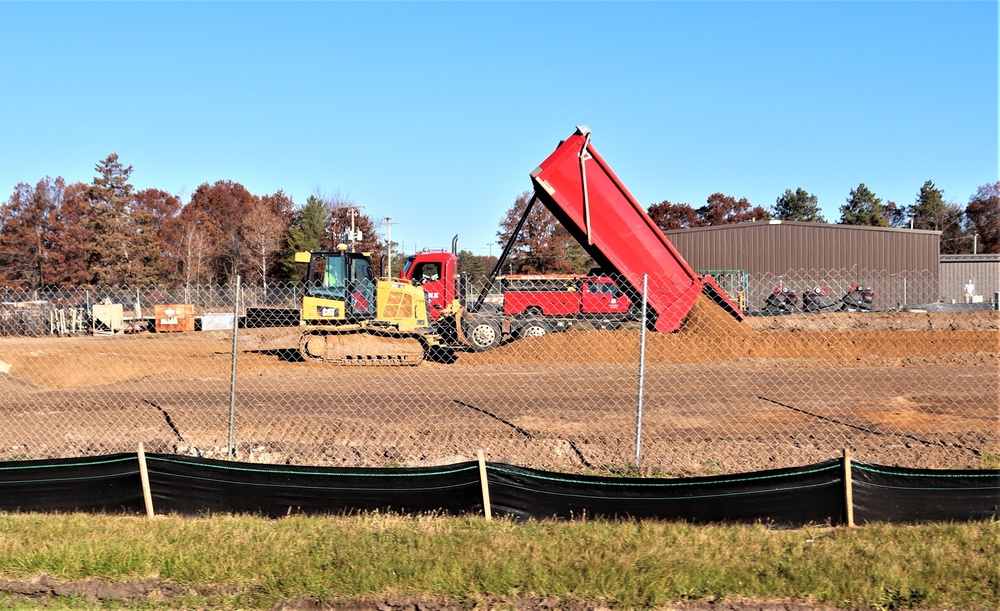 November 2022 construction operations of $11.96 million transient training brigade headquarters at Fort McCoy