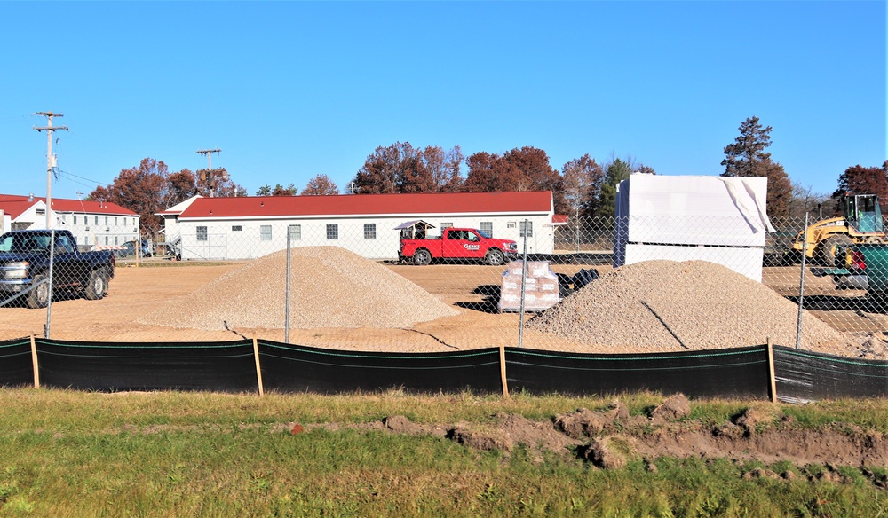 November 2022 construction operations of $11.96 million transient training brigade headquarters at Fort McCoy