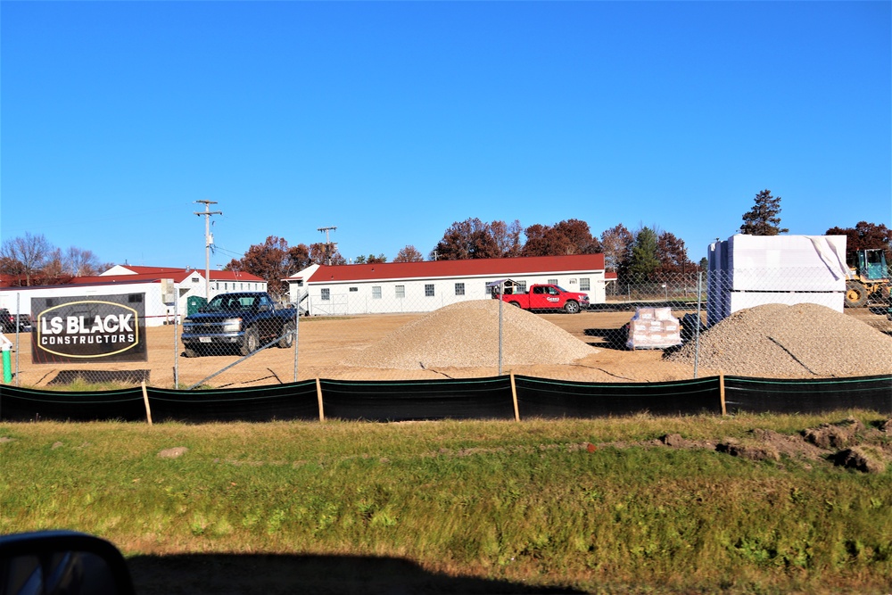 November 2022 construction operations of $11.96 million transient training brigade headquarters at Fort McCoy