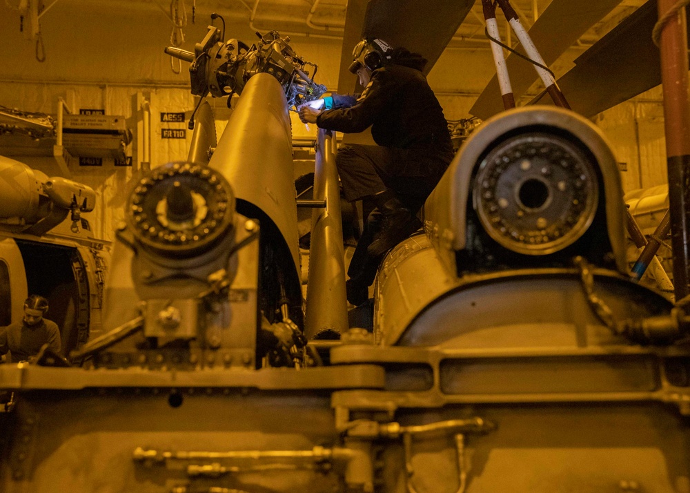 Deployed Ford Squadron maintenance