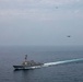 USS Delbert D. Black Operates with AC-130J and P-8A