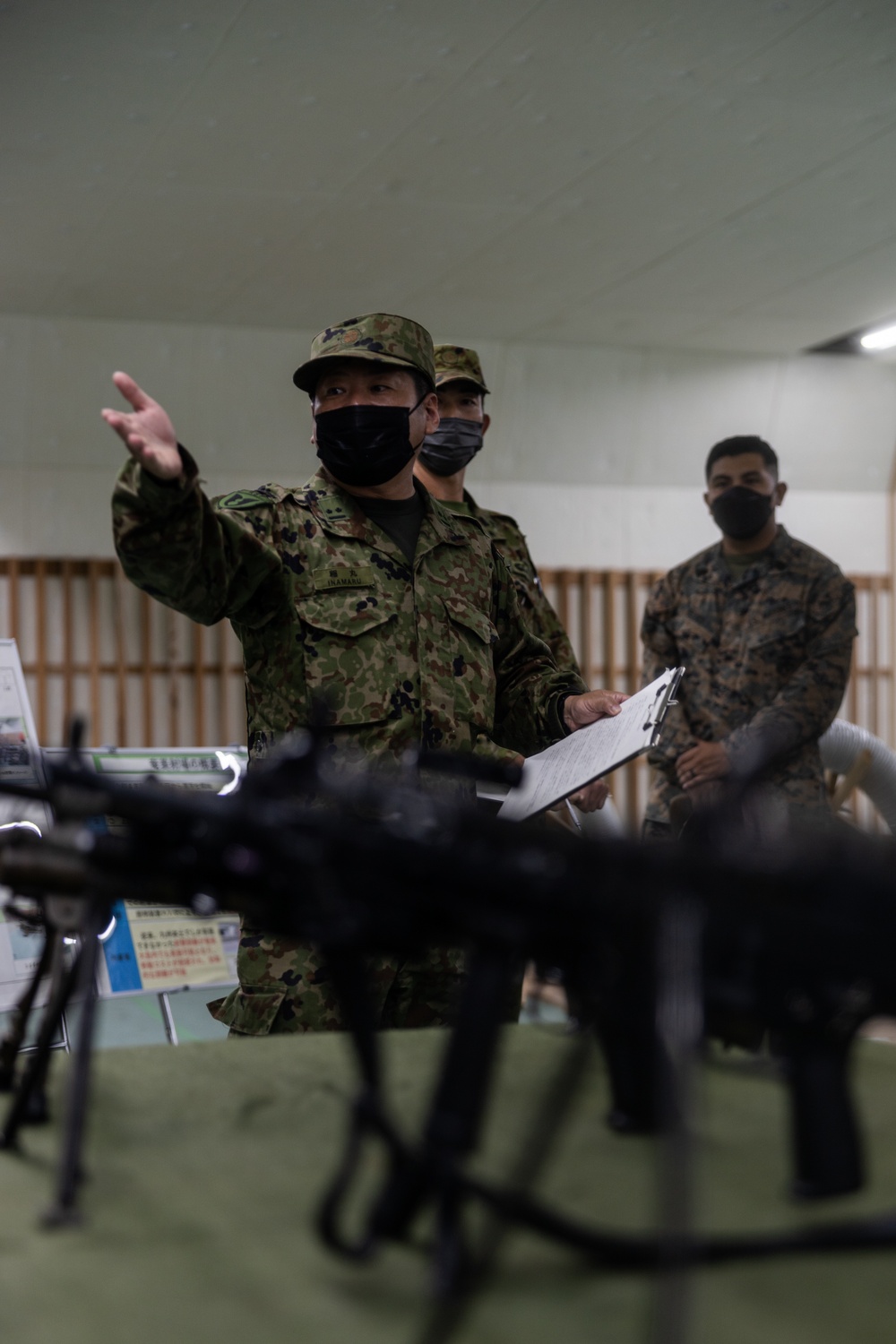 Keen Sword 23: U.S. Marines tour JGDF range and motor pool facilities