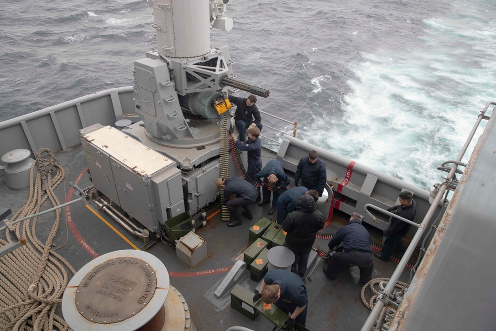 USS Tripoli CIWS Upload