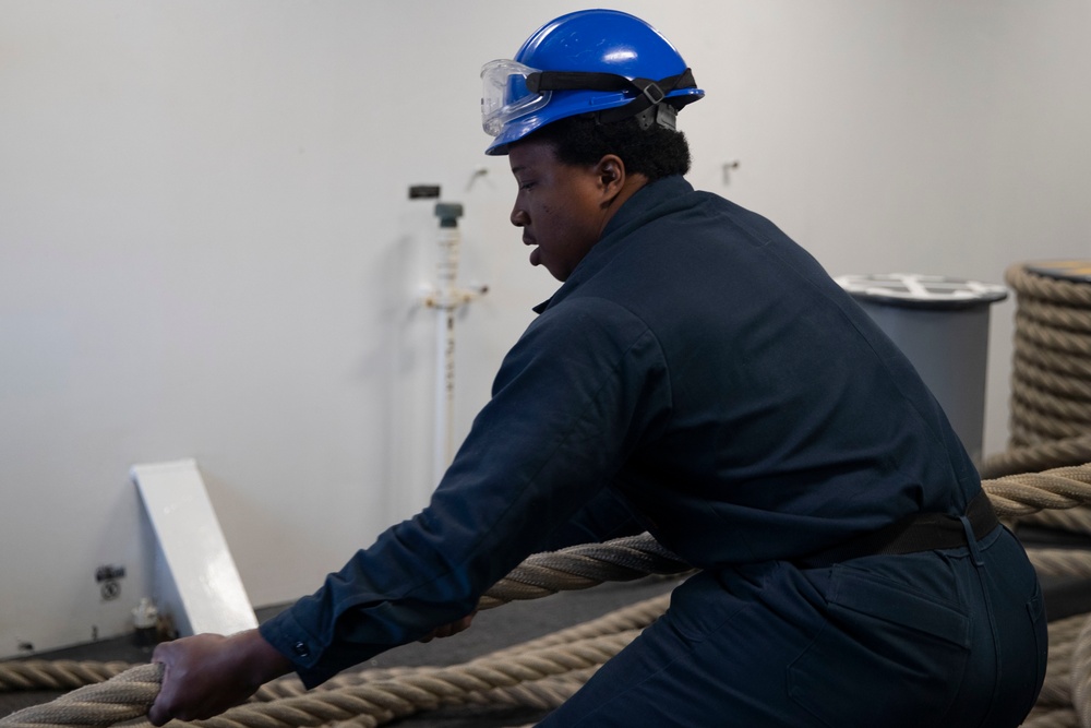 USS Tripoli Sea and Anchor