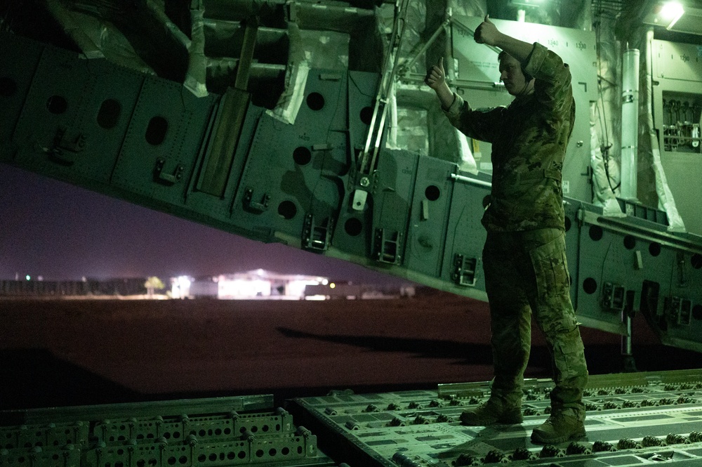 8th Airlift Squadron Executes Combat Airlift Operation