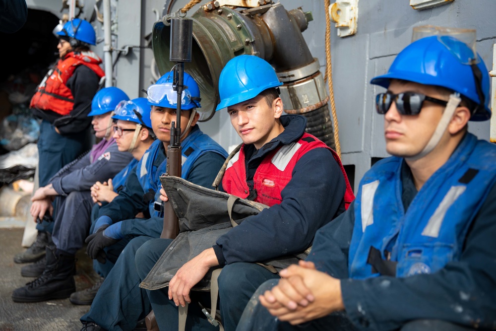 USS Normandy Participates in the Training Exercise Silent Wolverine