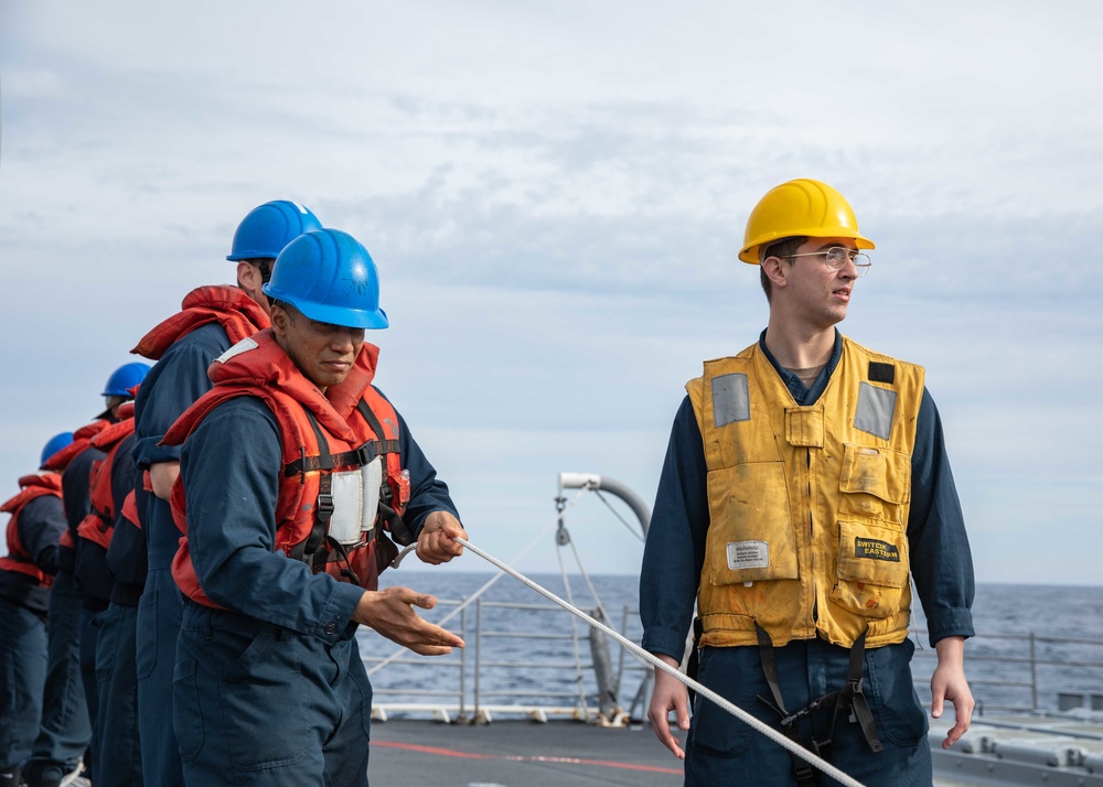 USS Normandy Participates in the Training Exercise Silent Wolverine