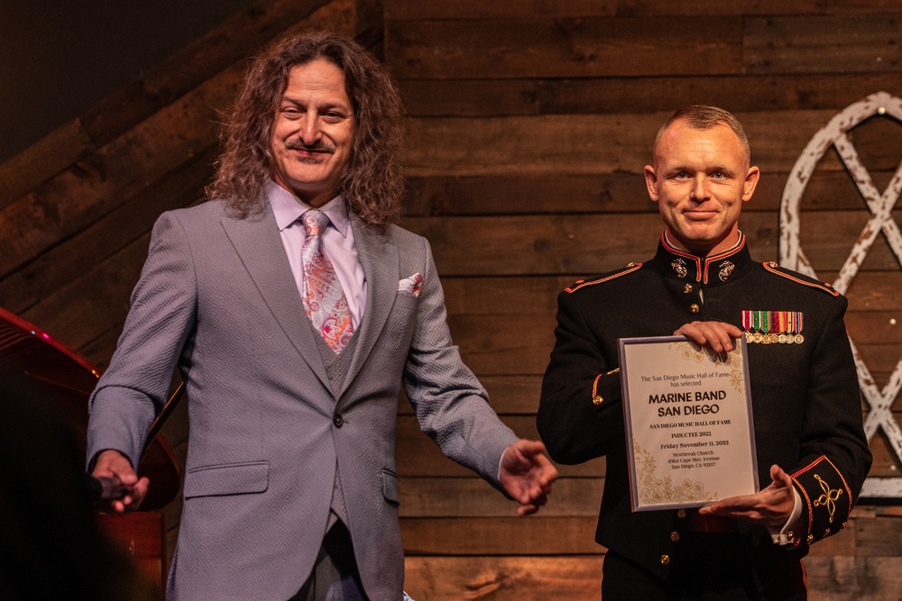 Marine Band San Diego Rock and Roll Hall of Fame Induction