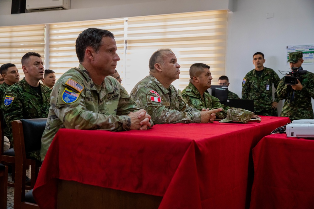 Exercise Southern Vanguard 23 Peruvian General Officer Visit