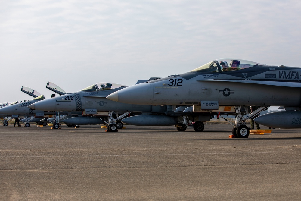 Keen Sword 2023: VMFA-312 Operate Out Of Nyutabaru