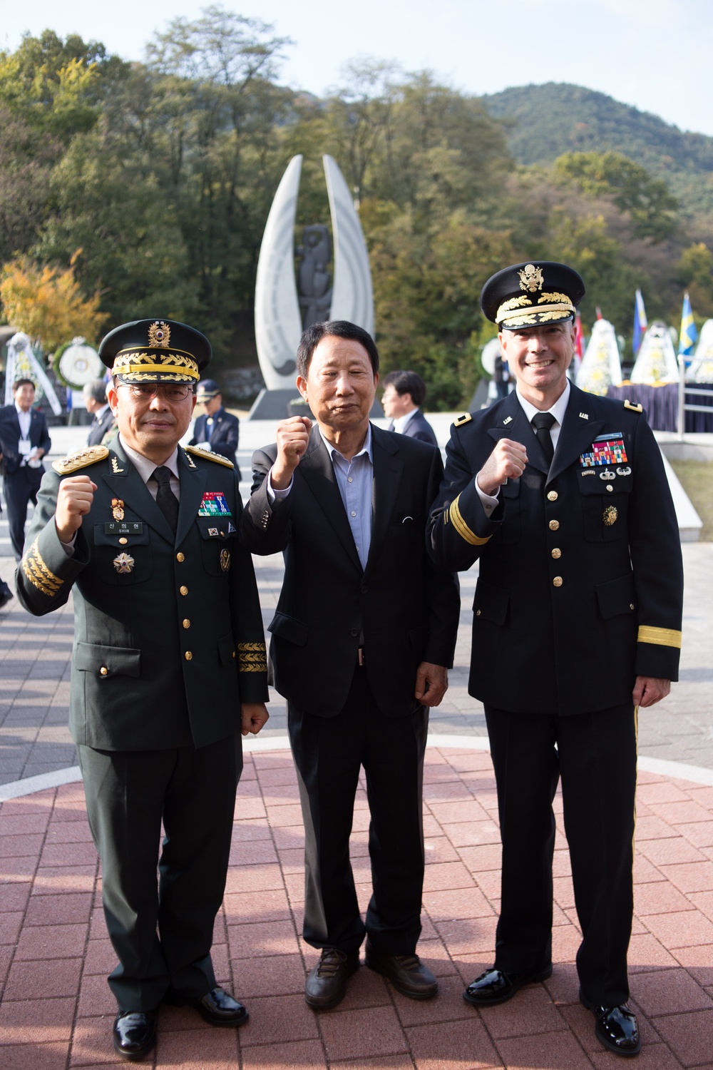 19th Expeditionary Sustainment Command visits Hill 303 to honor the Nakdong River Battle