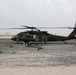 Task Force Mustang UH-60 Blackhawk and AH-64 Apache Flight Crews, land on the USS Lewis B. Puller