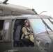 Task Force Mustang UH-60 Black Hawk and AH-64 Apache Flight Crews, land on the USS Lewis B. Puller