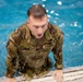 Soldiers try out water survival training at the Vandal Training Center