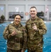 Soldiers try out water survival training at the Vandal Training Center