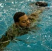 Soldiers try out water survival training at the Vandal Training Center