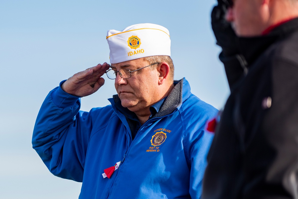 Idaho’s American Legion holds flag disposal ceremony on Veterans Day
