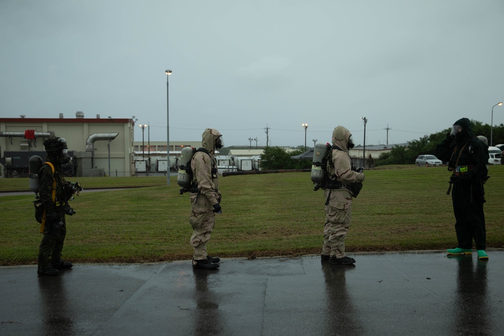 U.S. Marines, Army Soldiers, JGSDF conduct CBRN mass casualty training