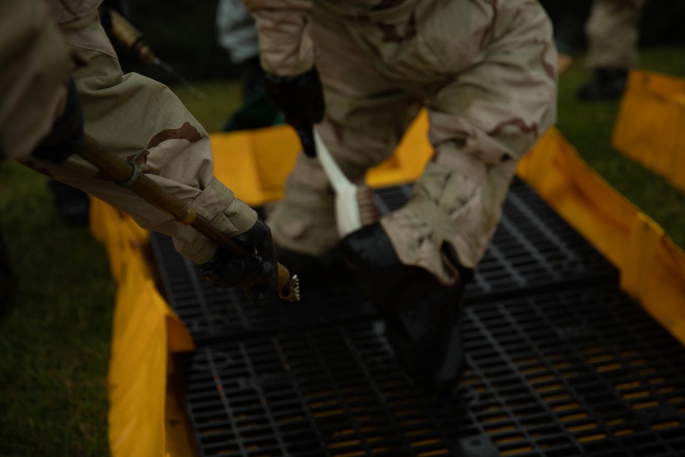 U.S. Marines, Army Soldiers, JGSDF conduct CBRN mass casualty training