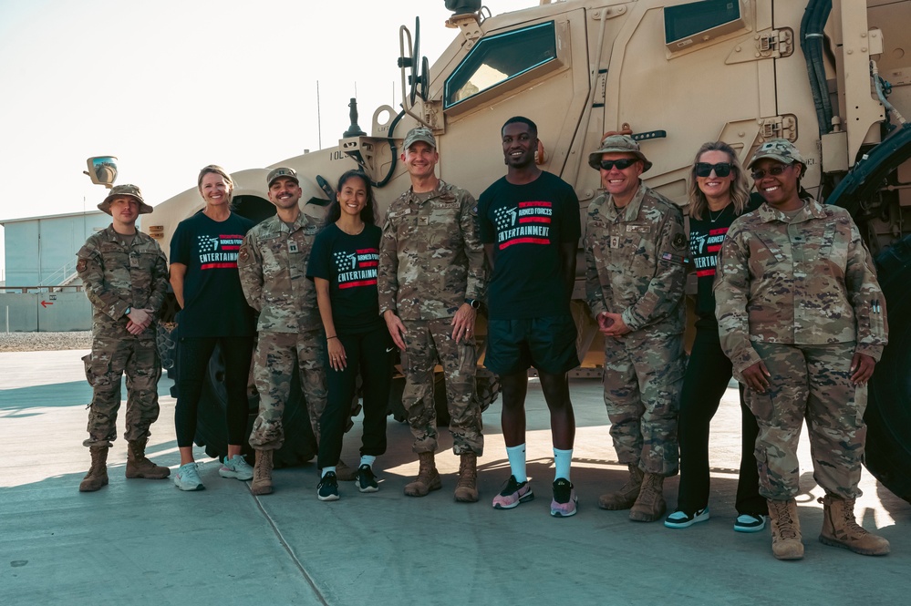 All Star Soccer Tour Visits 380th AEW