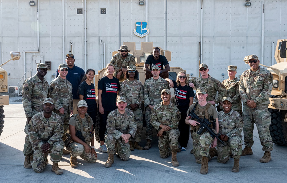 All Star Soccer Tour Visits 380th AEW