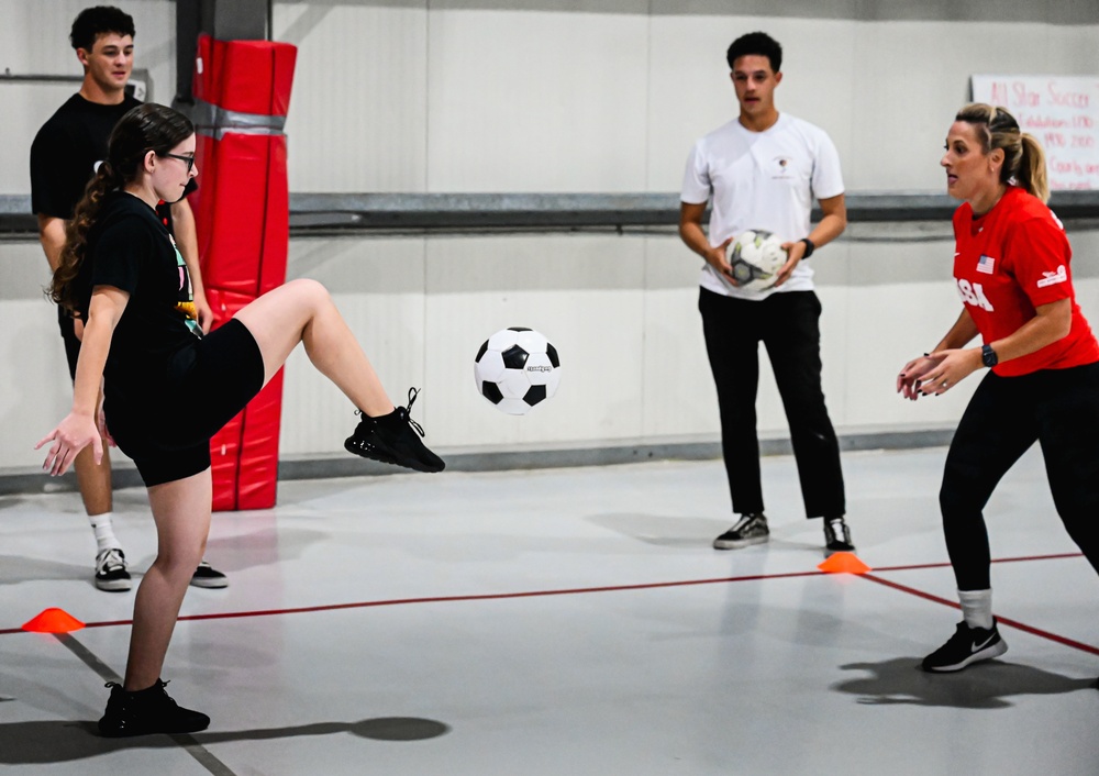 All Star Soccer Tour Visits 380th AEW