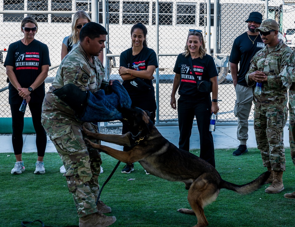 All Star Soccer Tour Visits 380th AEW