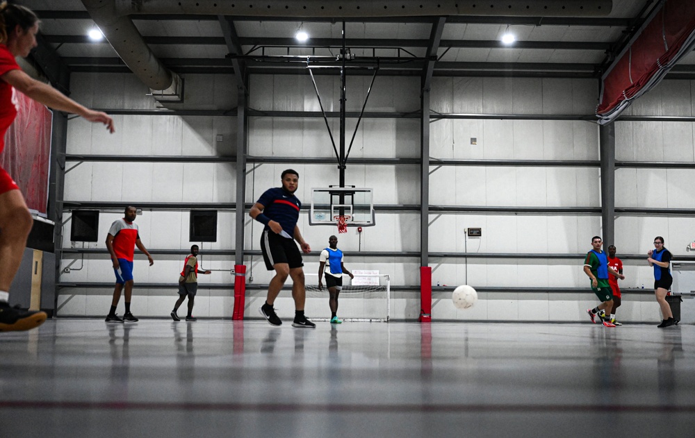 All Star Soccer Tour Visits 380th AEW