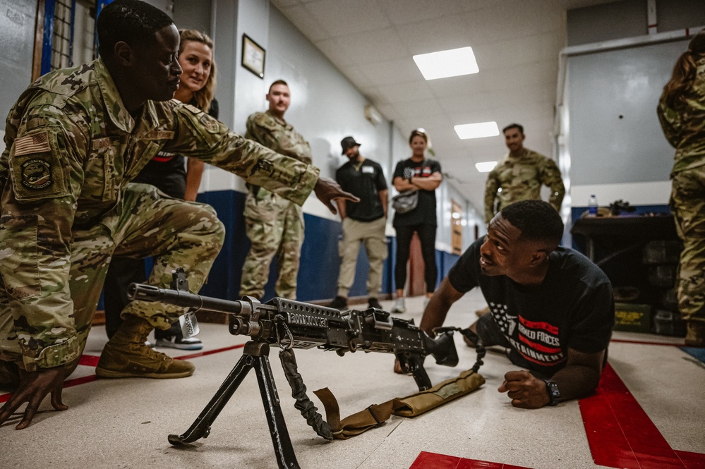 All Star Soccer Tour Visits 380th AEW