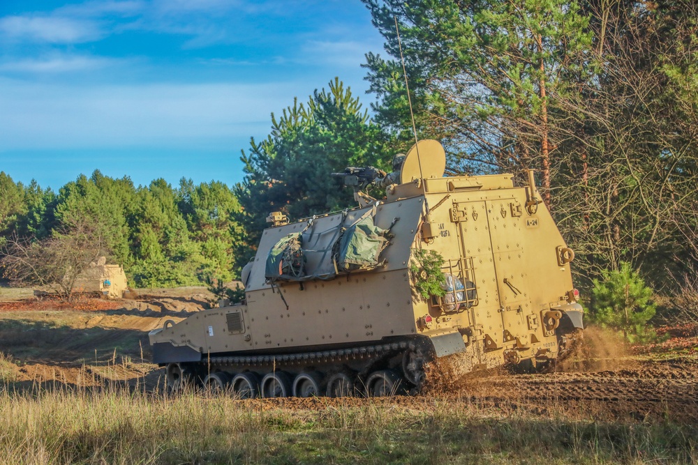 eFP Battle Group Poland's Bull Battery, Charging The Distance.