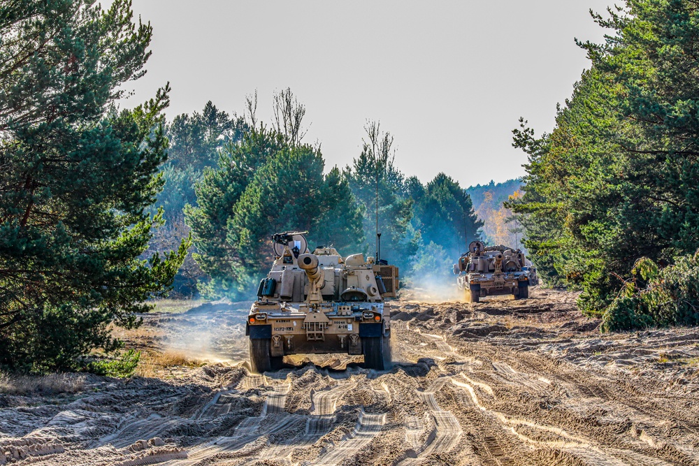 eFP Battle Group Poland's Bull Battery, Charging The Distance.