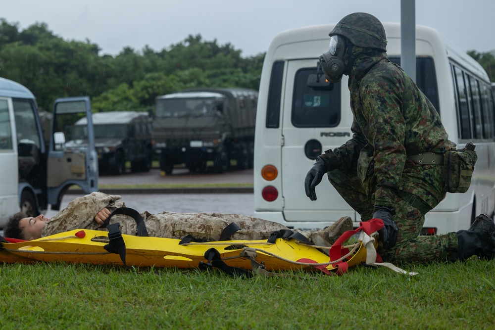 Keen Sword 23: U.S. and Japanese Service Members Conduct CBRN Training