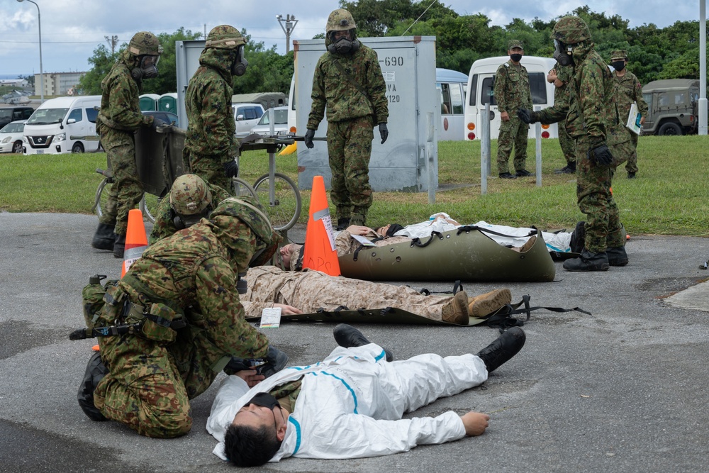 Keen Sword 23: U.S. and Japanese Service Members Conduct CBRN Training