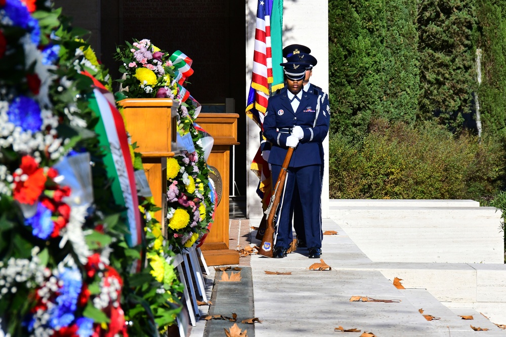 Veterans Day Commemorative Ceremony 2022-Florence American Cemetery and Memorial