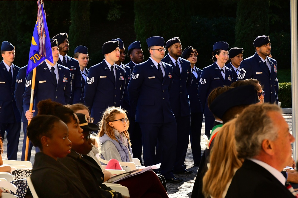 Veterans Day Commemorative Ceremony 2022-Florence American Cemetery and Memorial