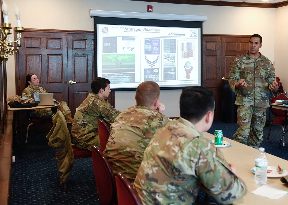 Command chief hosts professional development session