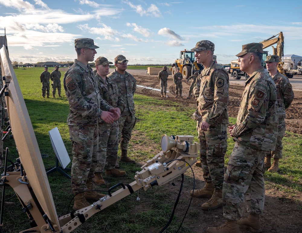 Third Air Force leaders visit RAF Lakenheath