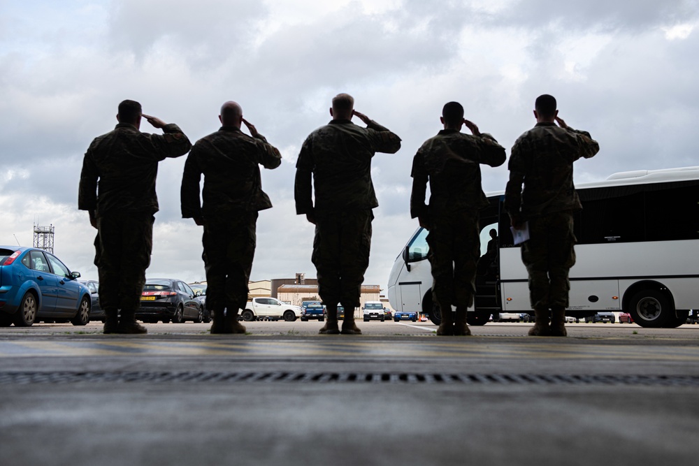 Third Air Force leader visit RAF Lakenheath