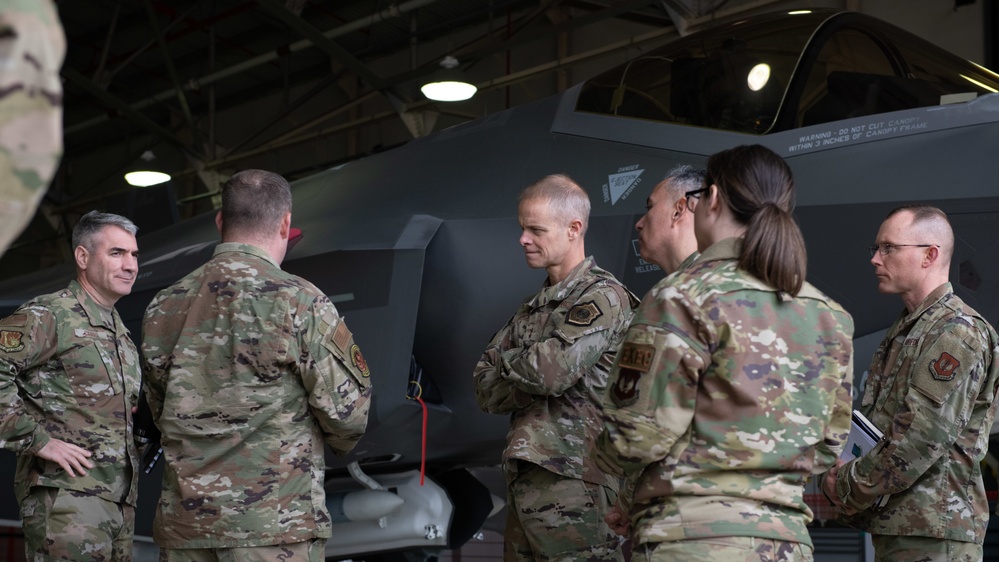 Third Air Force leader visit RAF Lakenheath