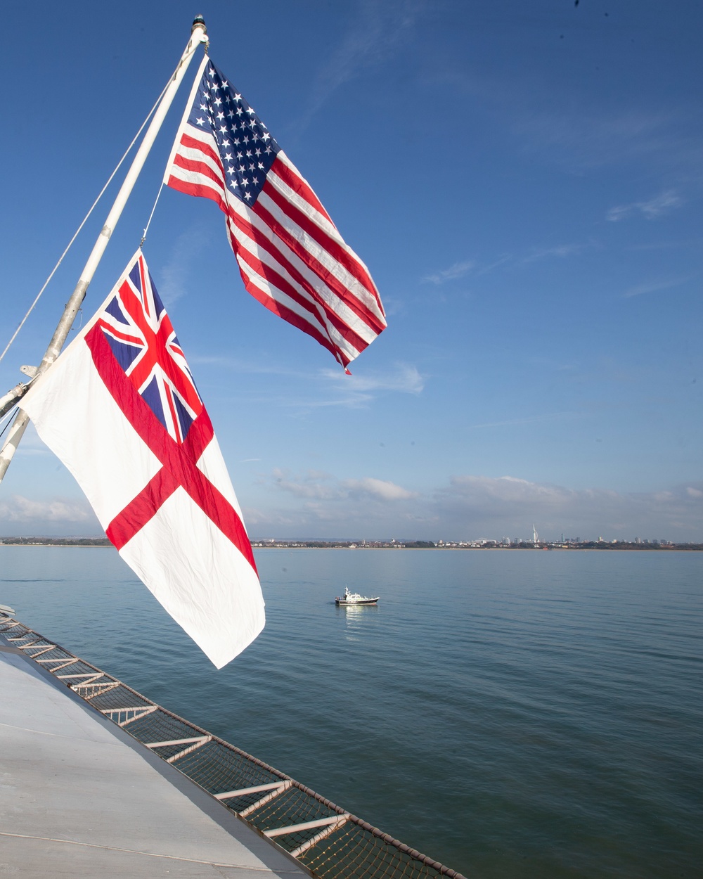 USS Gerald R. Ford (CVN 78) Pulls into Portsmouth, U.K.