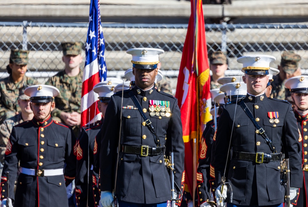 Marine Corps Base Quantico Cake Cutting Ceremony