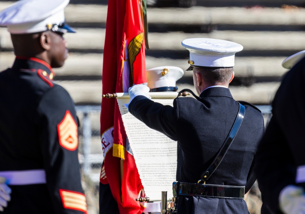 Marine Corps Base Quantico Cake Cutting Ceremony