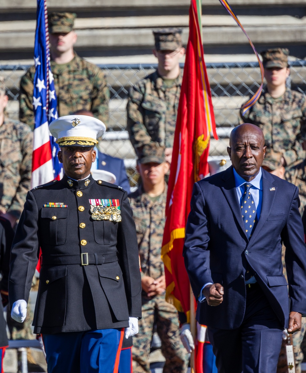 Marine Corps Base Quantico Cake Cutting Ceremony