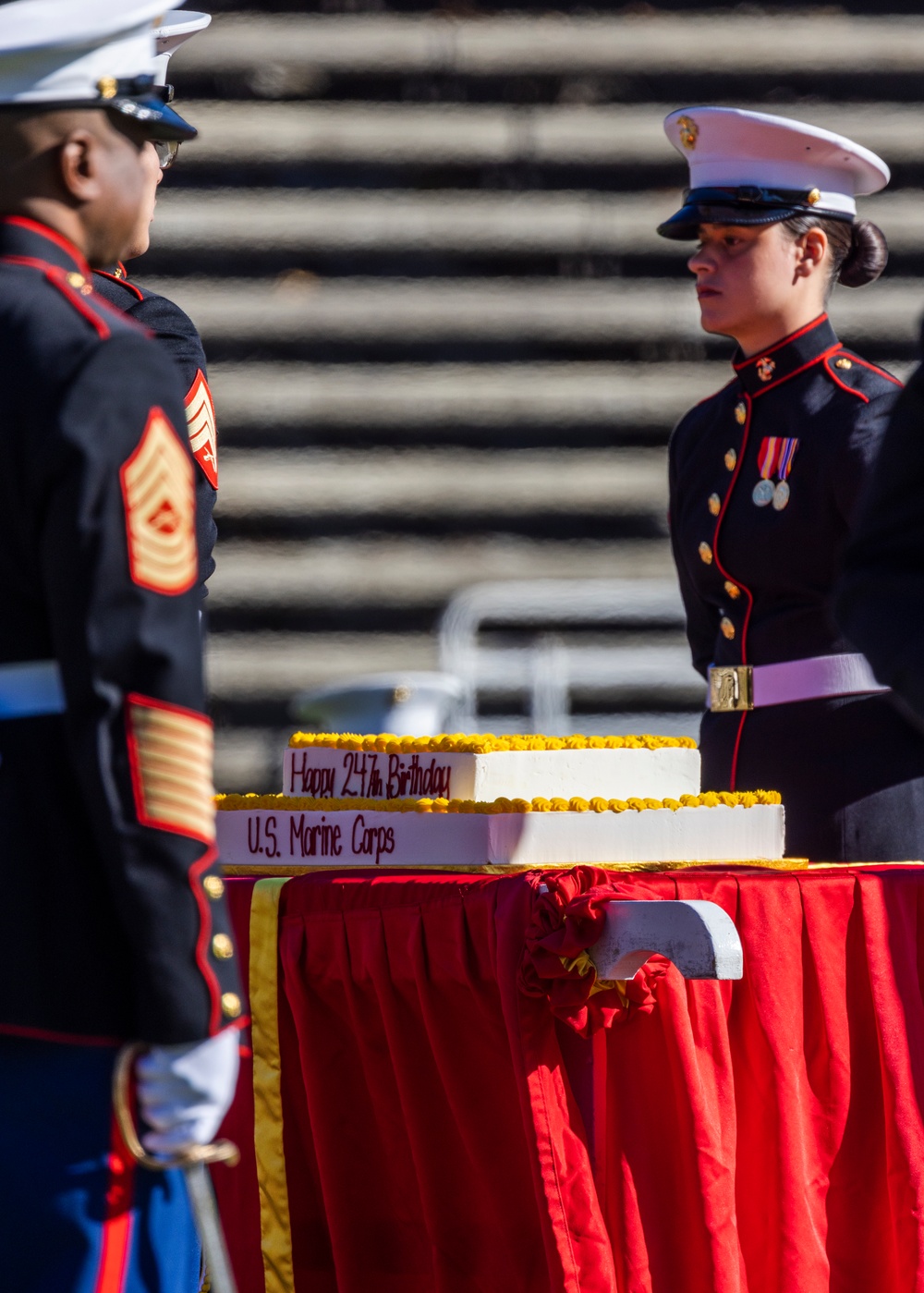 Marine Corps Base Quantico Cake Cutting Ceremony