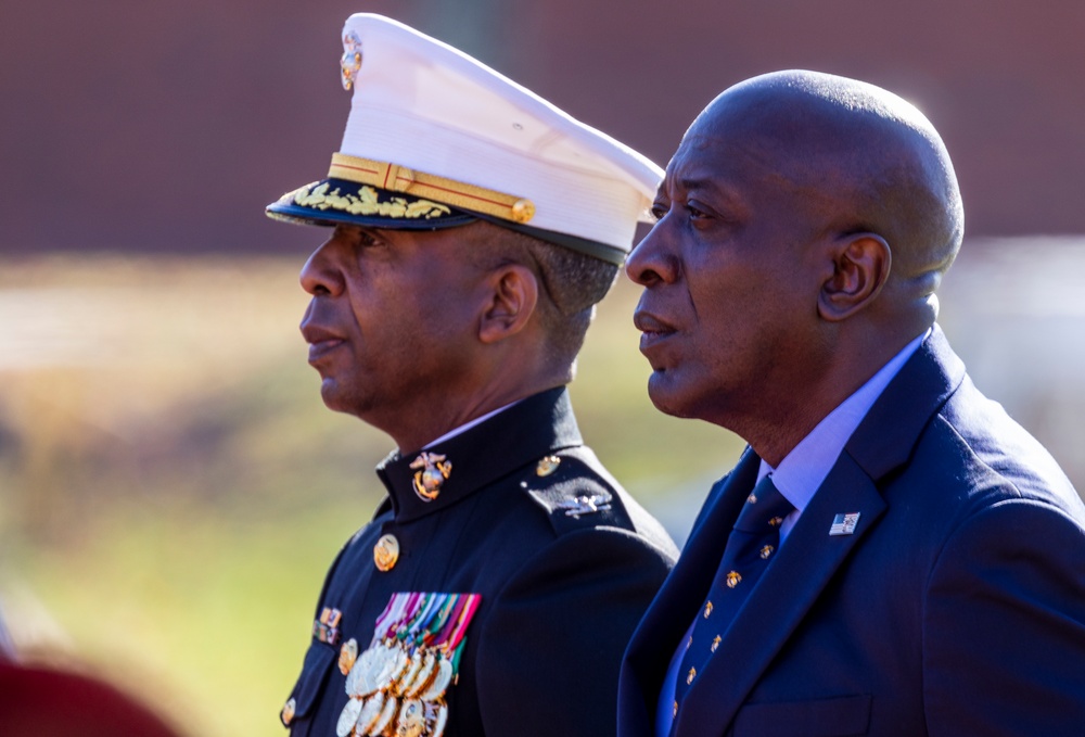 Marine Corps Base Quantico Cake Cutting Ceremony