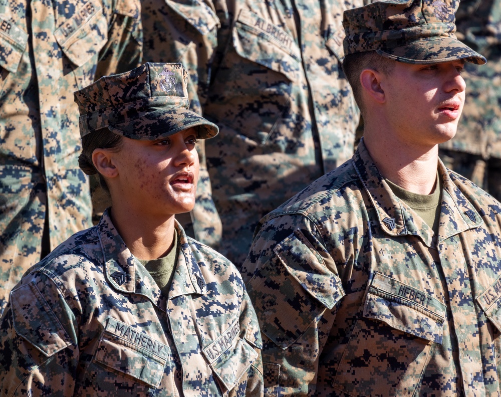 Marine Corps Base Quantico Cake Cutting Ceremony