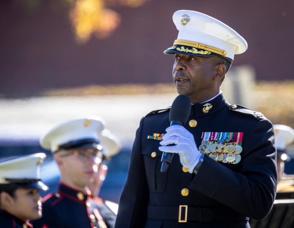 Marine Corps Base Quantico Cake Cutting Ceremony